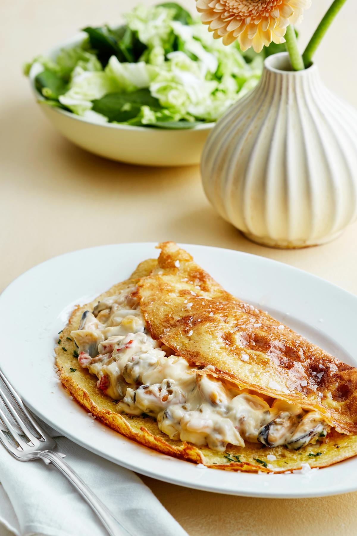 Omelette keto de mariscos