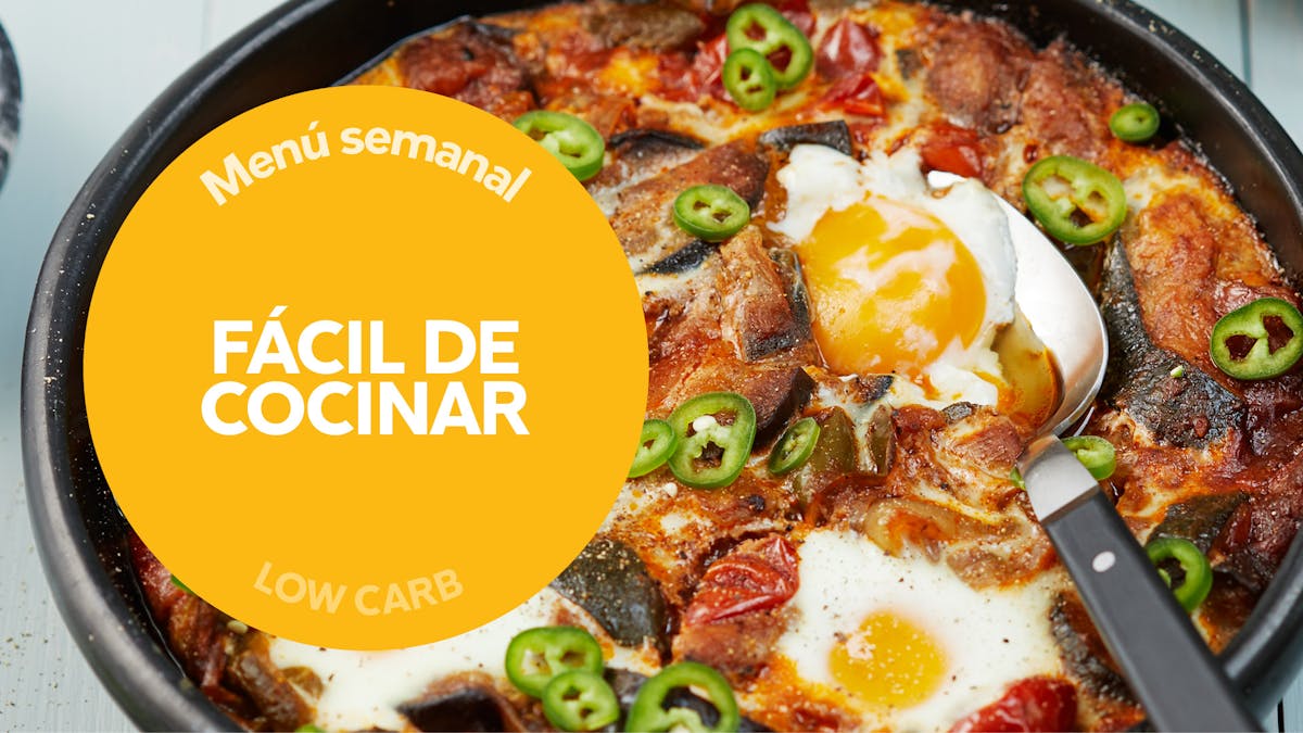 Menú semanal low carb: fácil de cocinar
