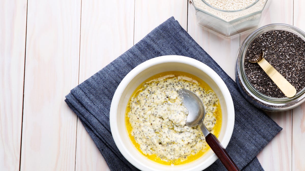 Gachas keto de desayuno