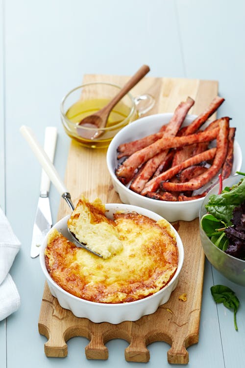 Suflé de queso keto