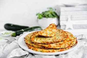Tortillas de calabacín bajas en carbohidratos