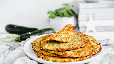 Tortillas de calabacín bajas en carbohidratos