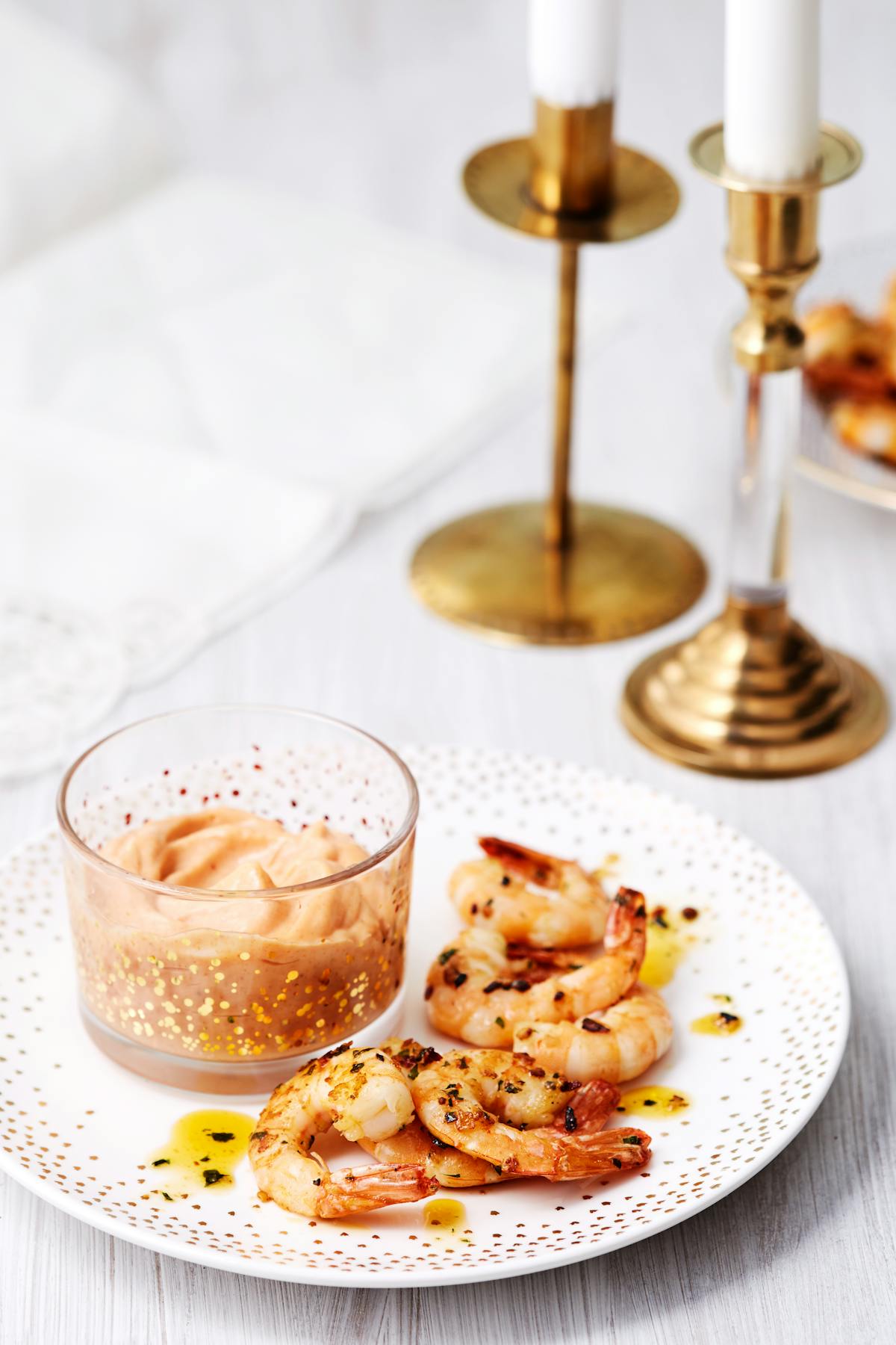 Camarones con salsa cocktail keto