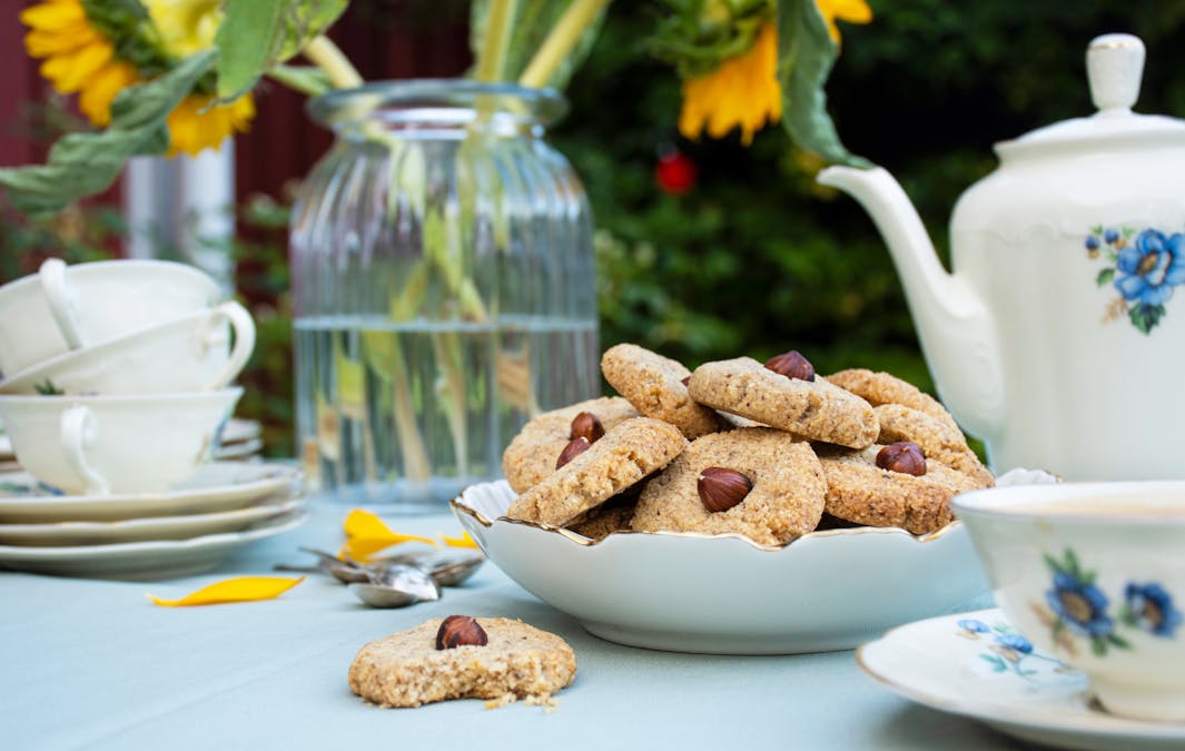 Galletas suecas de avellana keto