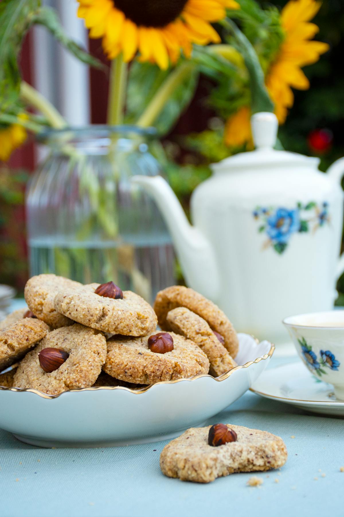 Galletas suecas de avellana keto