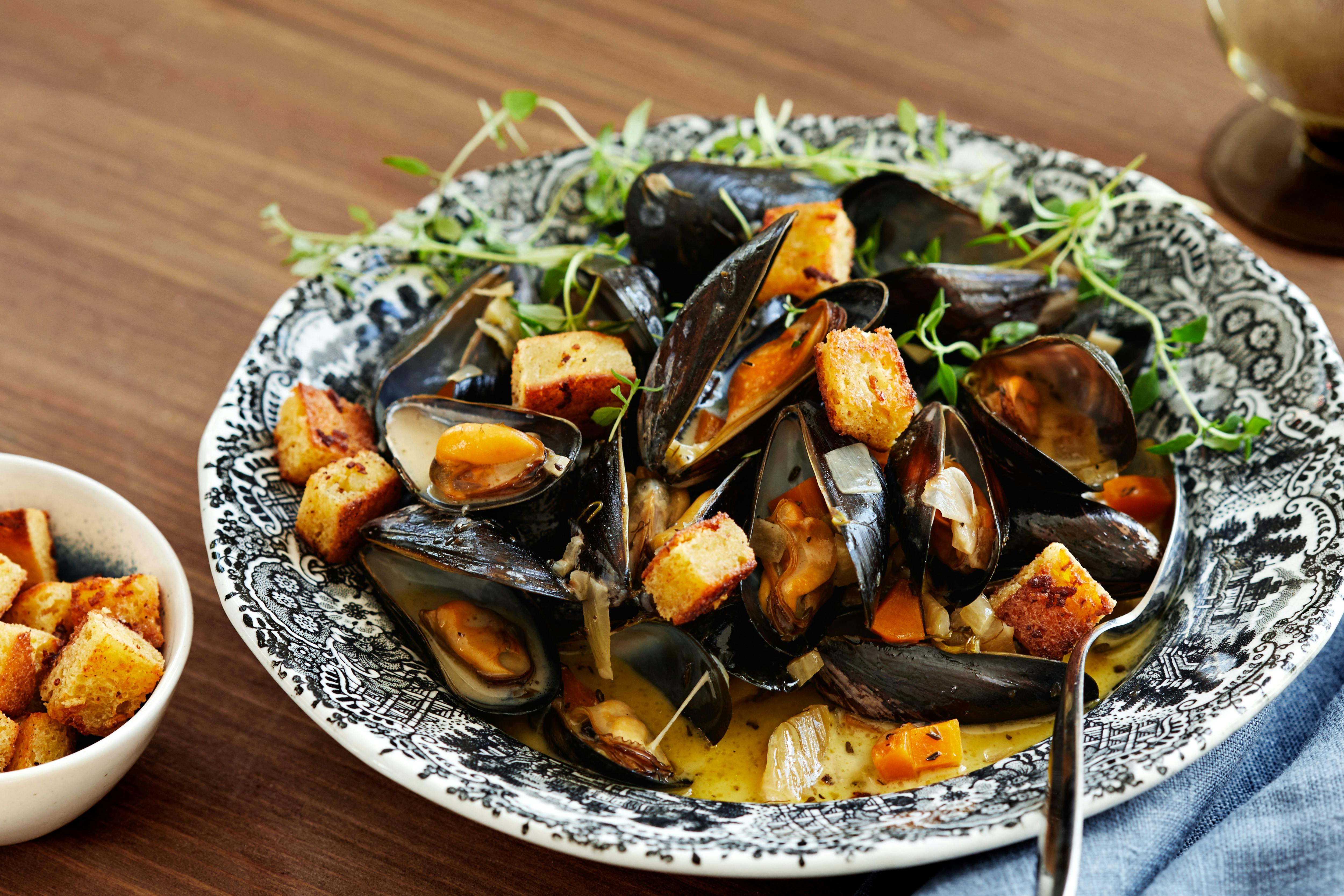 Mejillones a la marinera