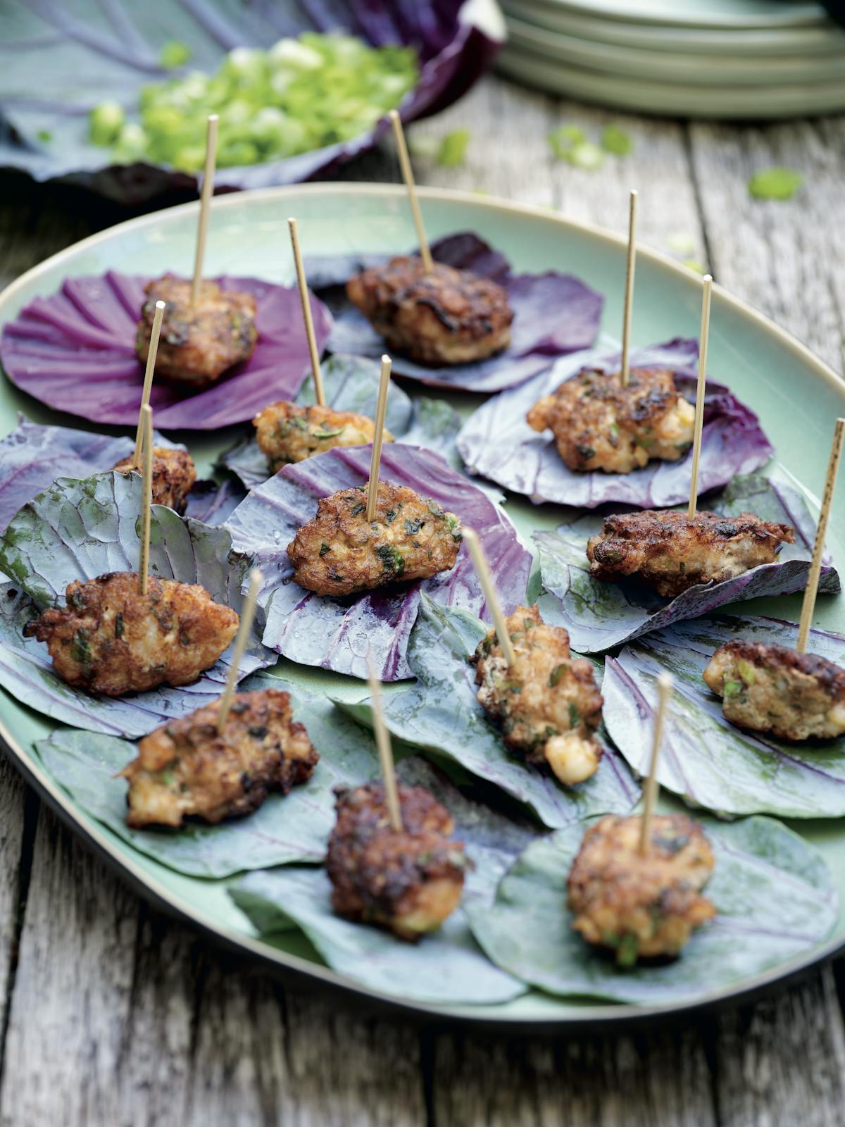 Buñuelos de gambas low-carb