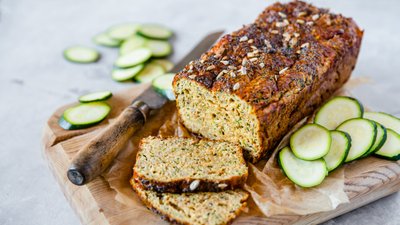 Pan de calabacín low-carb