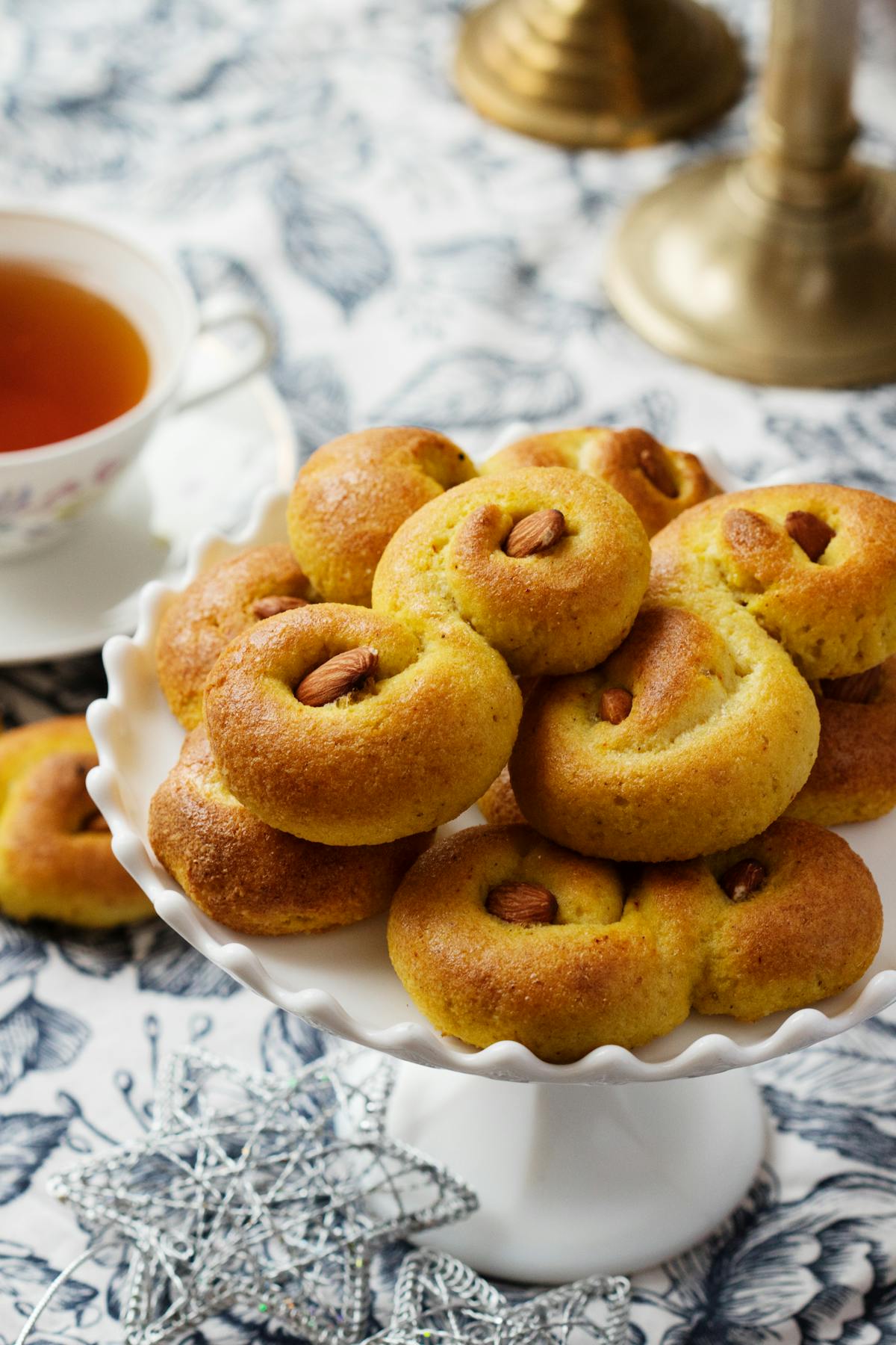 Bollitos keto de azafrán