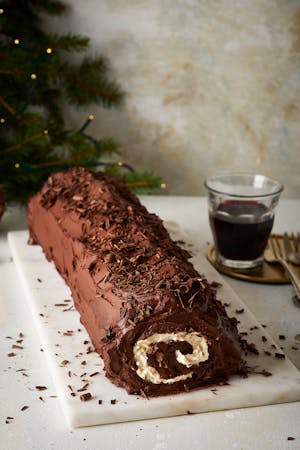 Tronco de Navidad low-carb