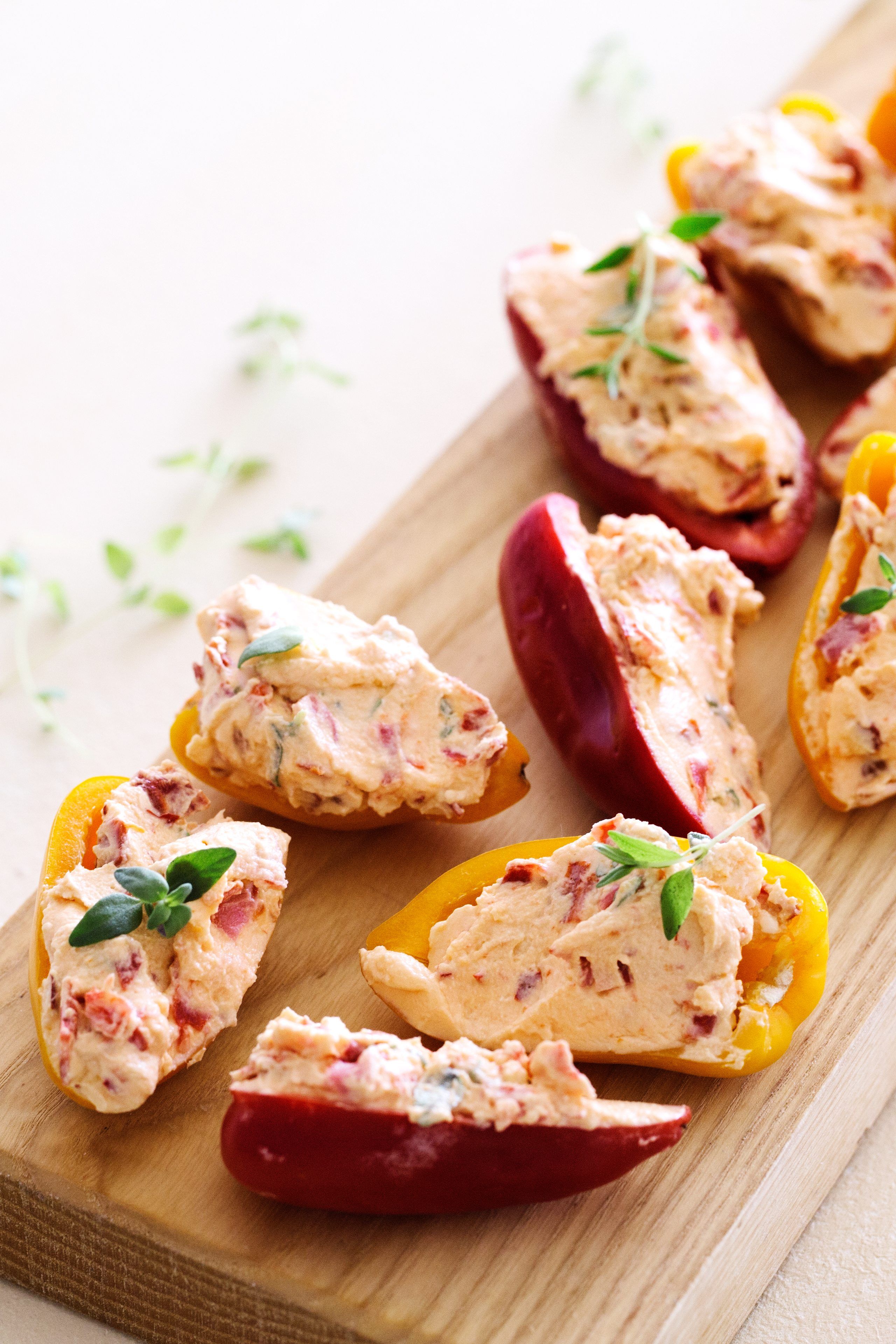 Mini pimientos rellenos