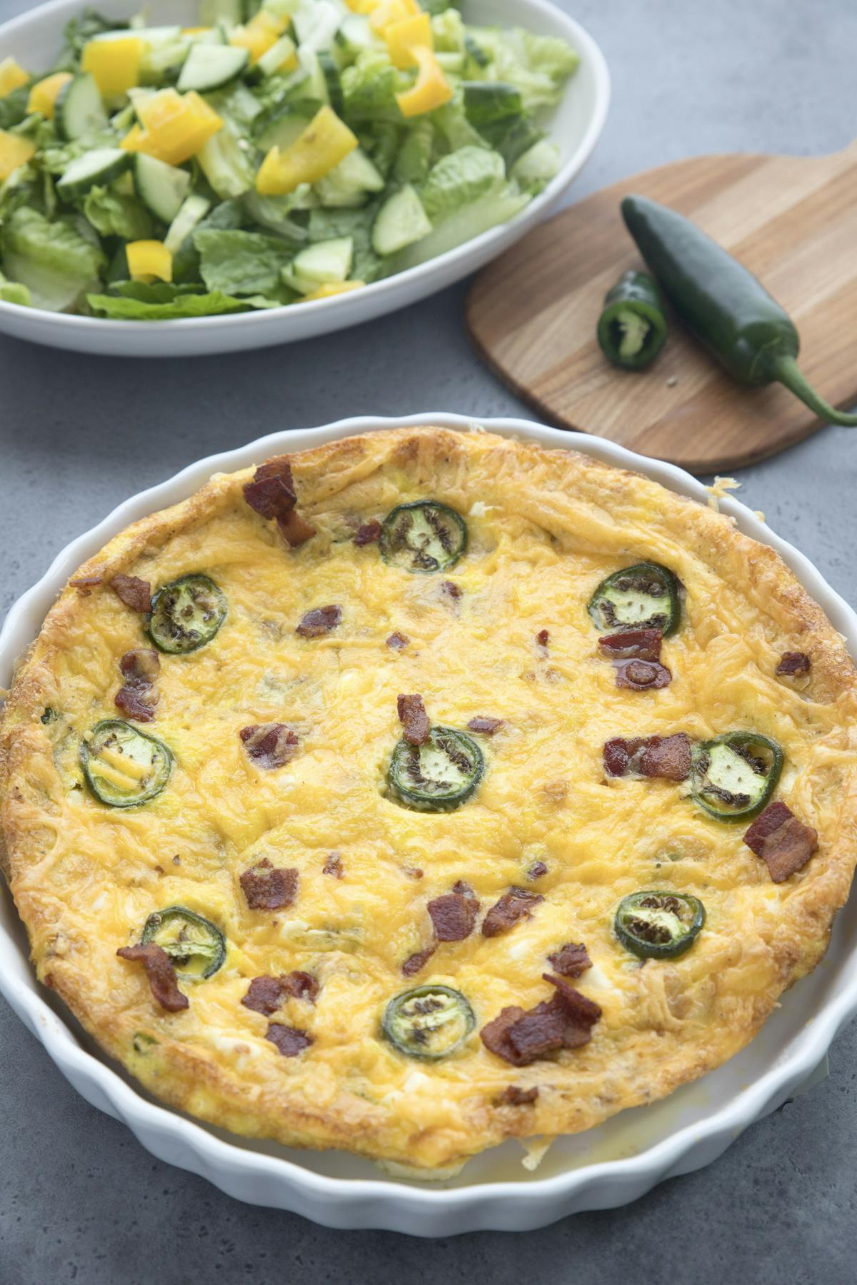 Tortilla con jalapeños