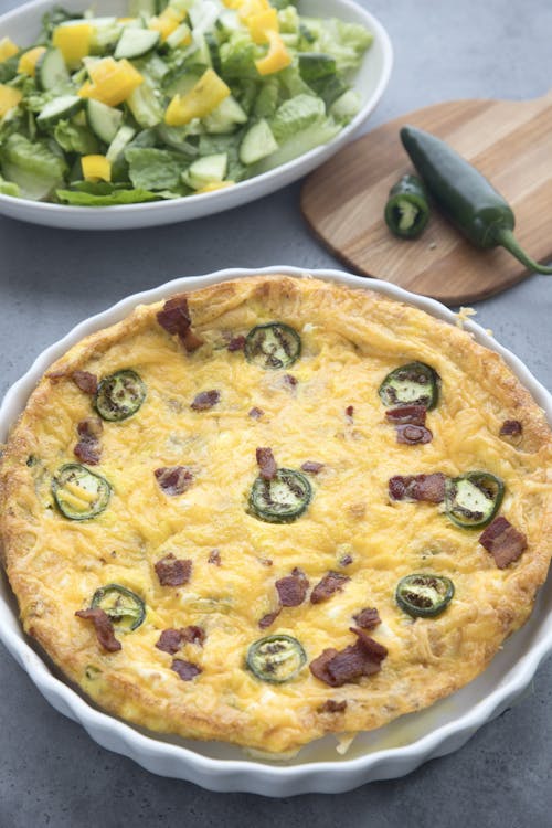 Tortilla con jalapeños