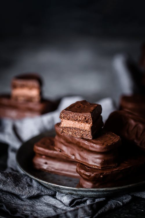 Tim tams de chocolate low-carb