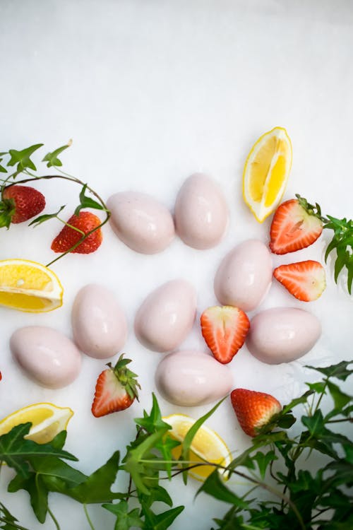 Gominolas low-carb de crema de fresa