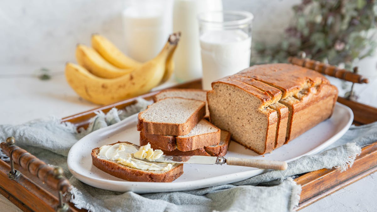 Pan de plátano keto