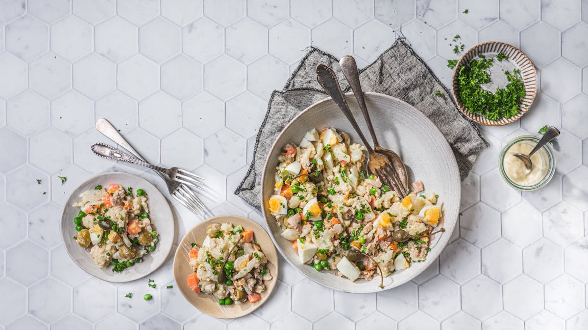 Ensaladilla rusa low-carb