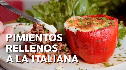 Pimientos rellenos a la italiana