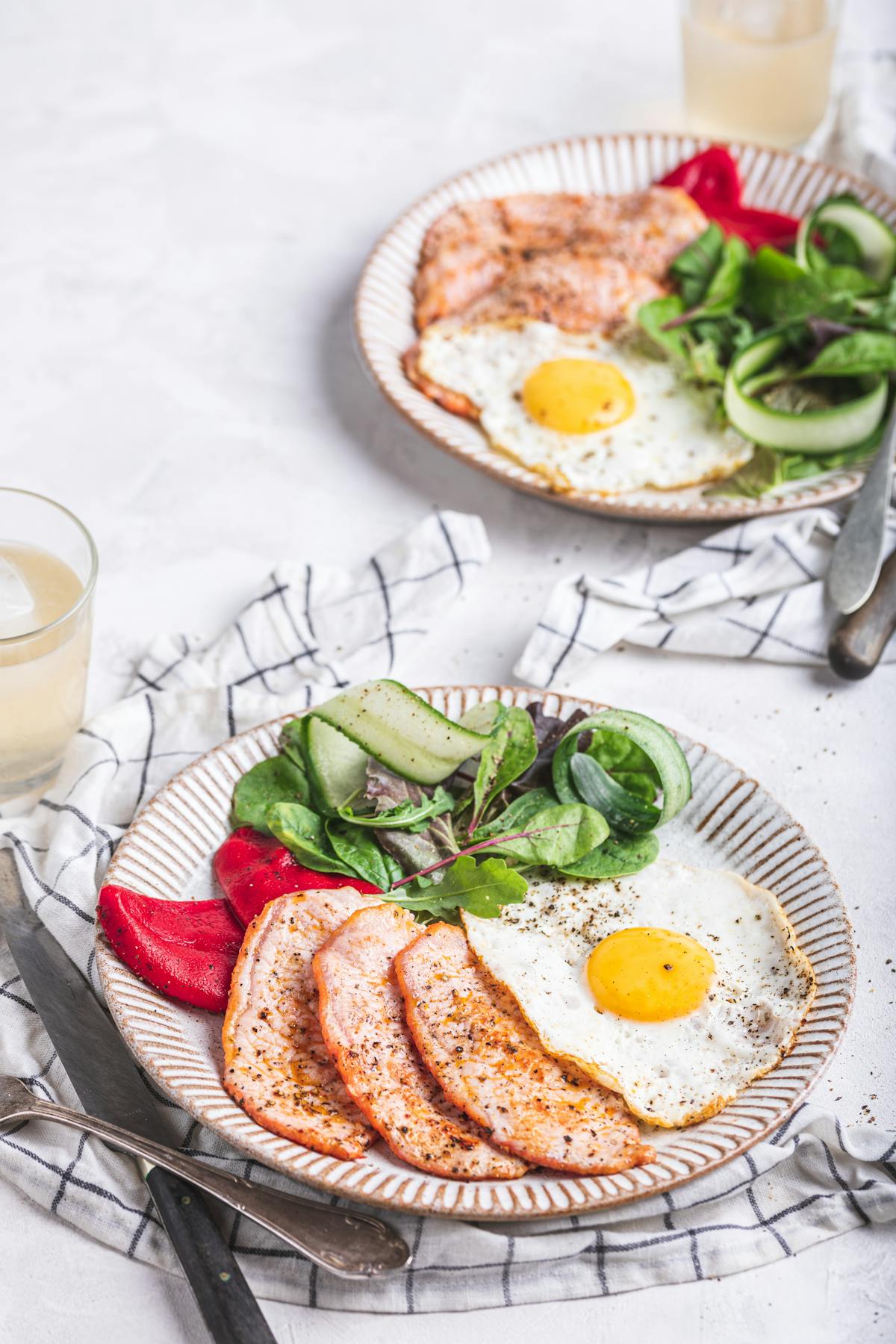 Plato combinado de lomo adobado