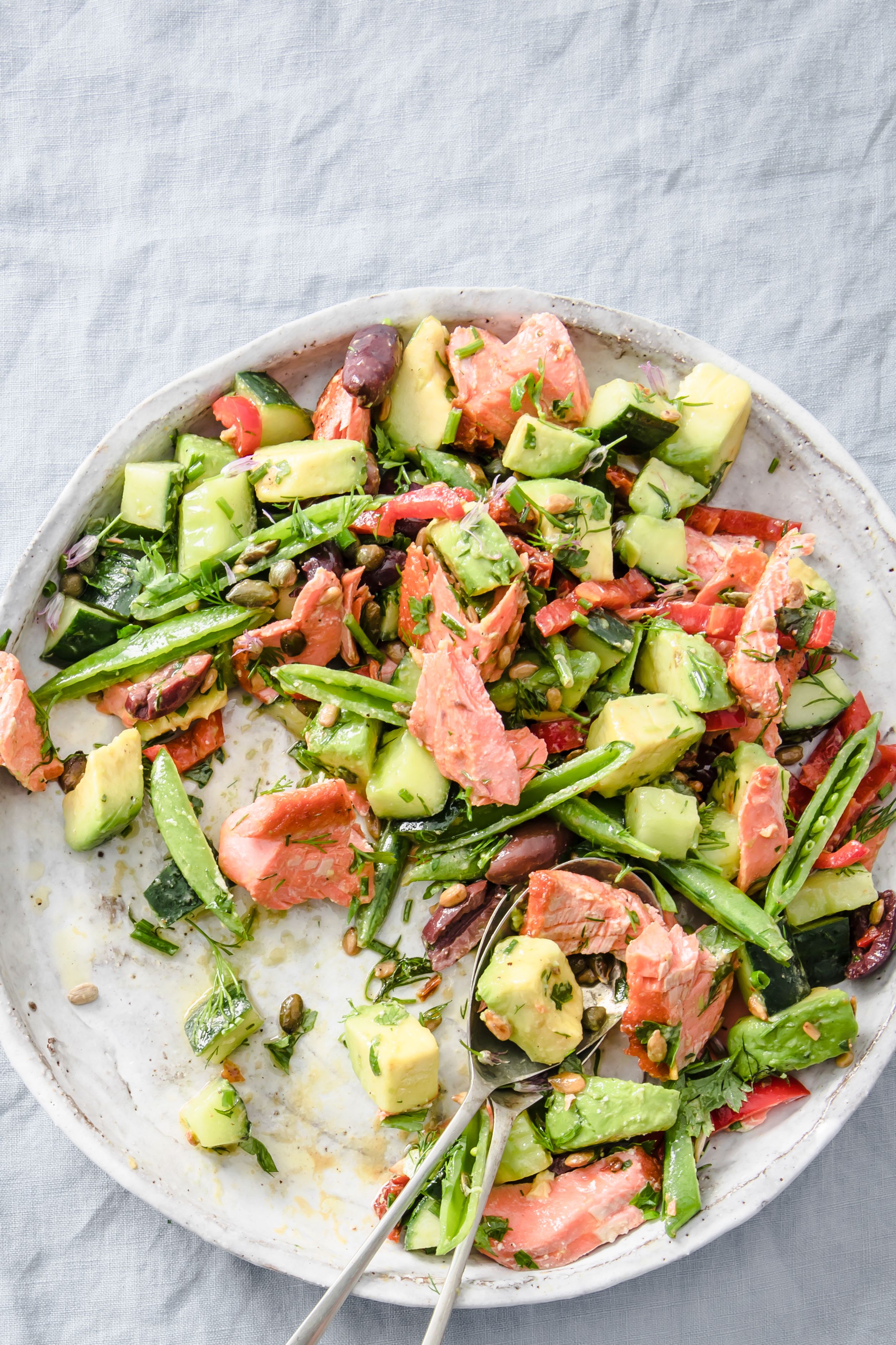 Ensalada de salmón
