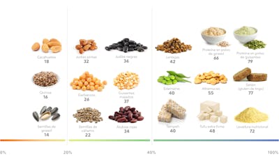 Los mejores alimentos de origen vegetal ricos en proteínas