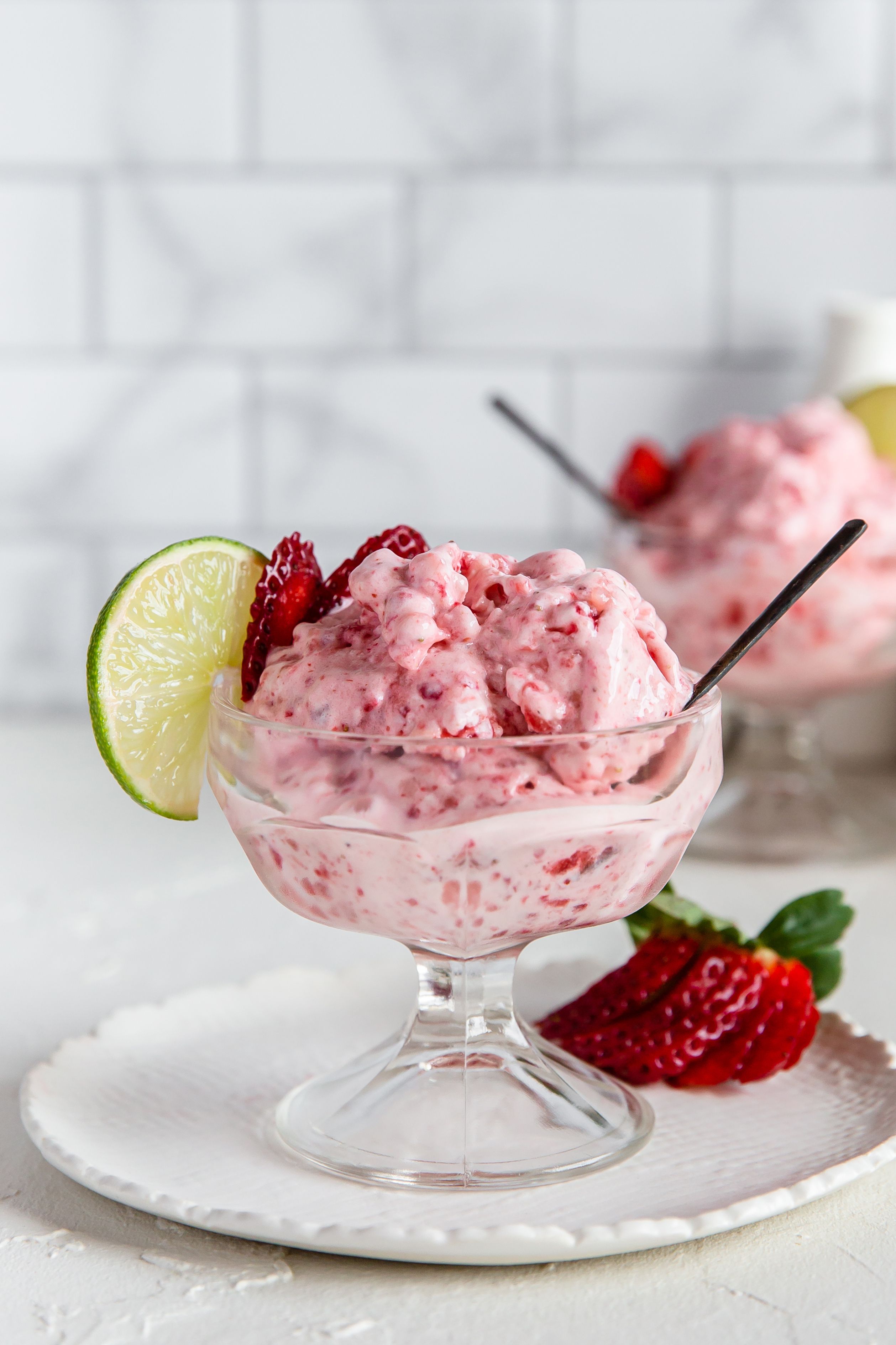 Yogur helado rápido low-carb