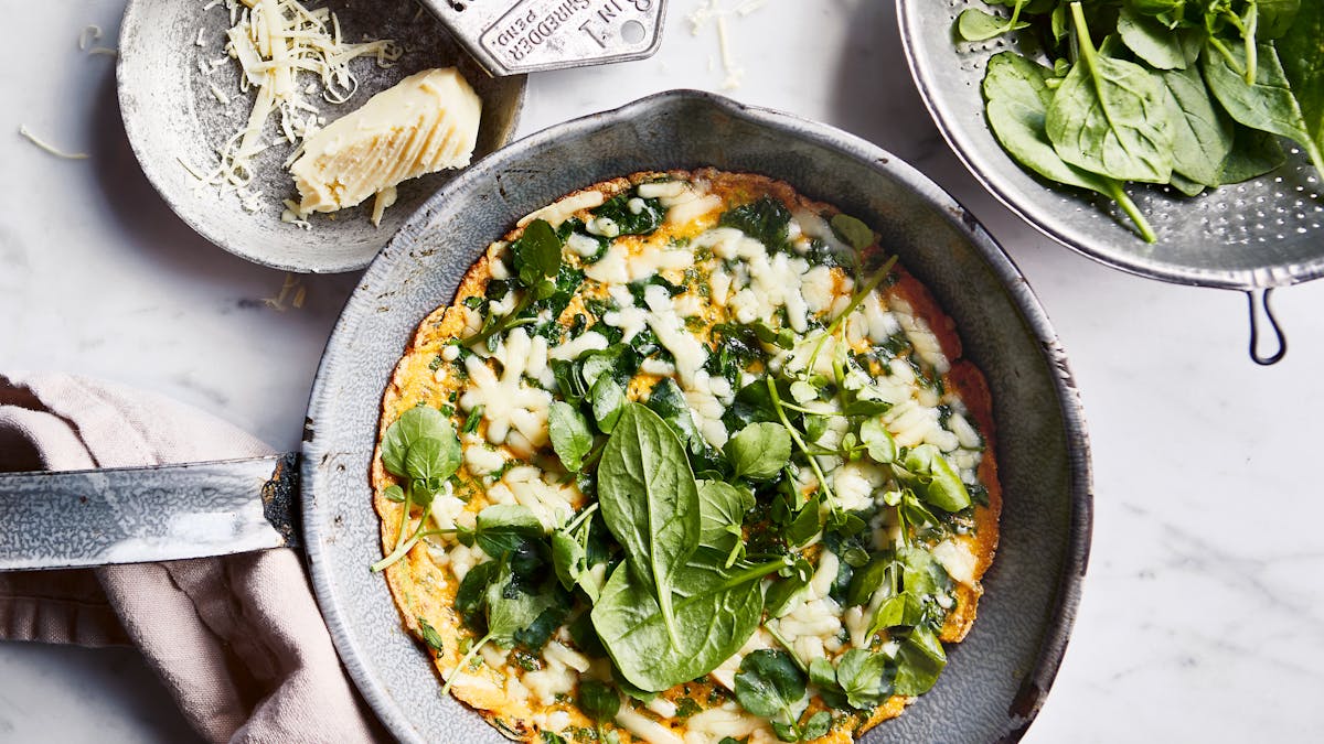 Omelette verde picante