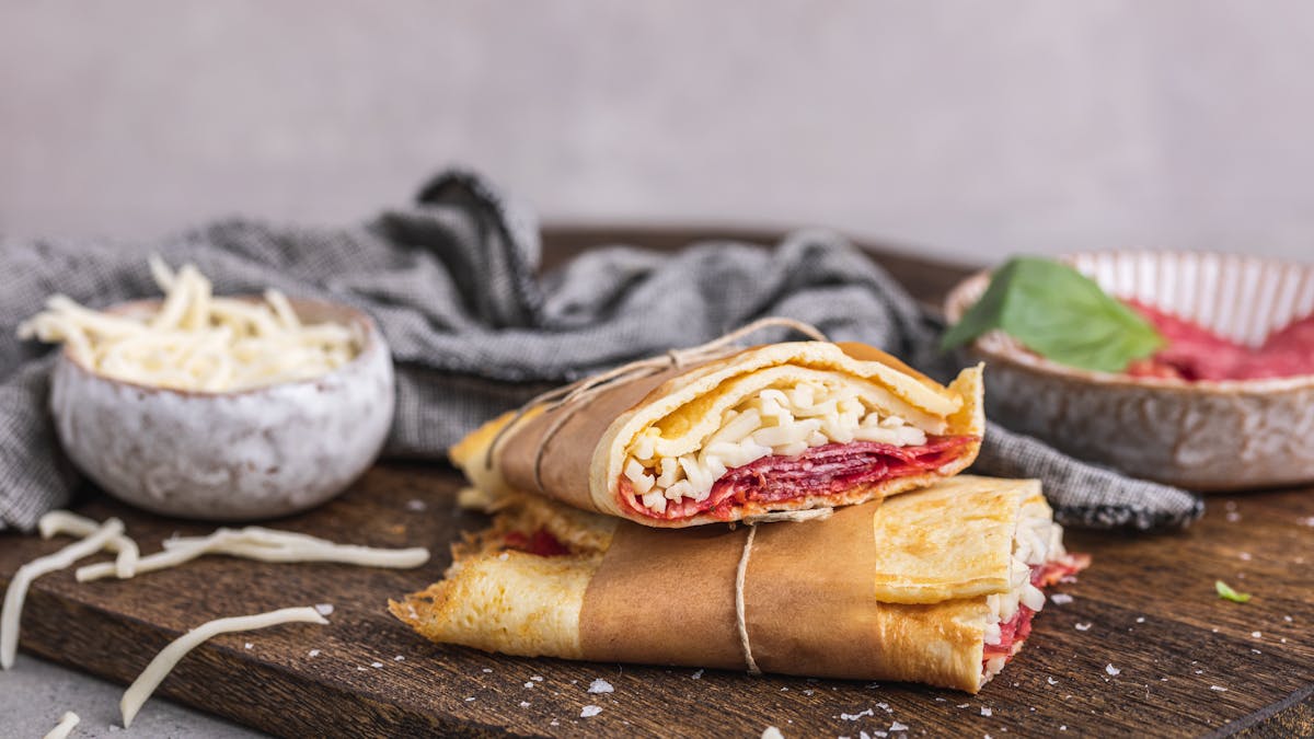 Wrap de desayuno keto