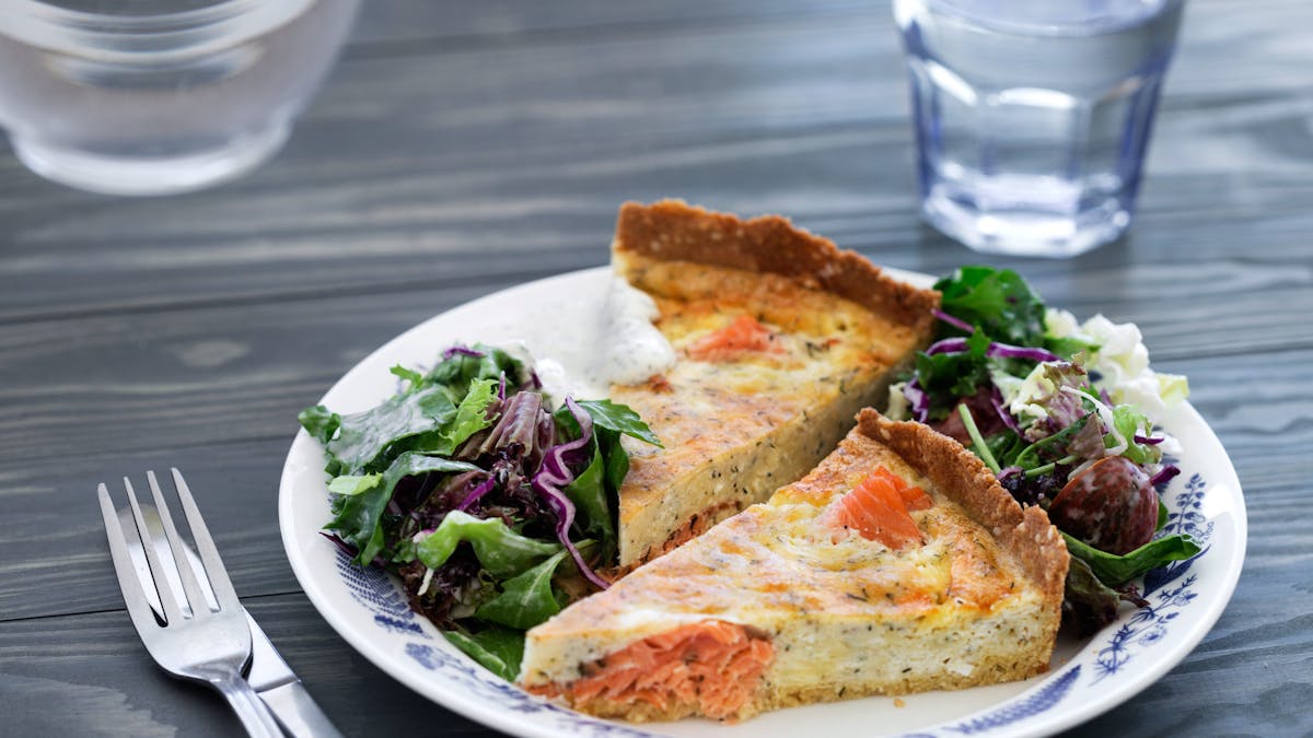 Tartaleta de salmón keto