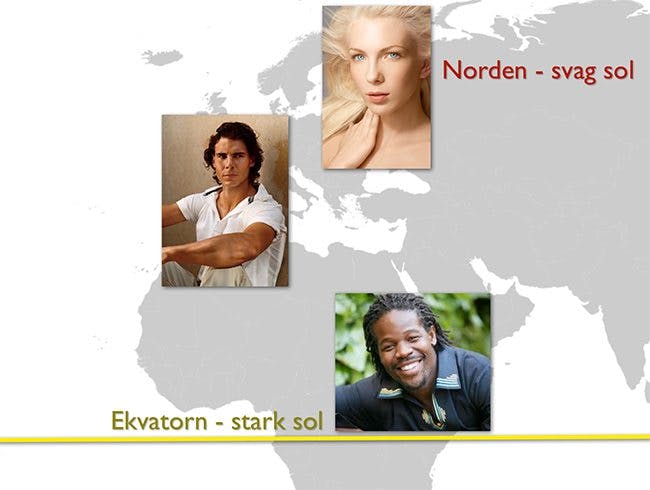 Hudfärg och D-vitamin Hudfärg och D-vitamin