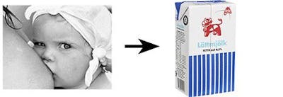 Bröstmjölk och Lättmjölk tva-sorters-mjolk2