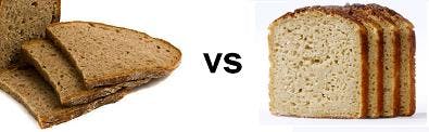 Fullkornsbröd mot Quinoabröd Fullkornsbröd mot Quinoabröd
