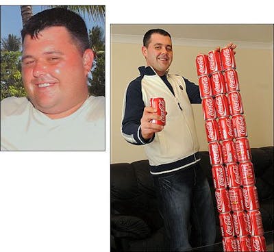 Före och efter Coca Cola Före och efter Coca Cola