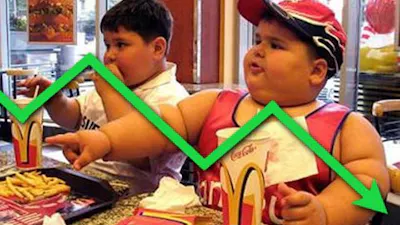 Minskande barnfetma?