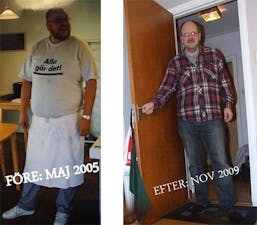 Tappade 47 kilo, snarkning, magbesvär och högt blodtryck