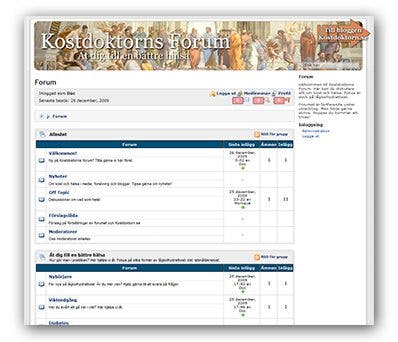 Kostdoktorns Forum Kostdoktorns Forum