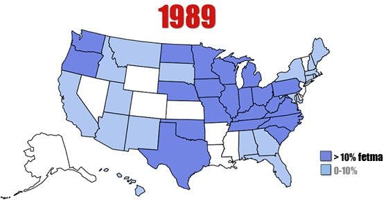 Fetmaepidemin i USA 1989 - 2010