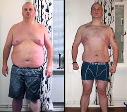 Före och efter 46 veckor med LCHF