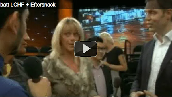 SVT Debatt + Eftersnack om LCHF nu på nätet