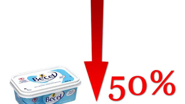 Försäljningen av lättmargarin rasar