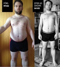 Minus 15 kilo på sextio dagar med LCHF!