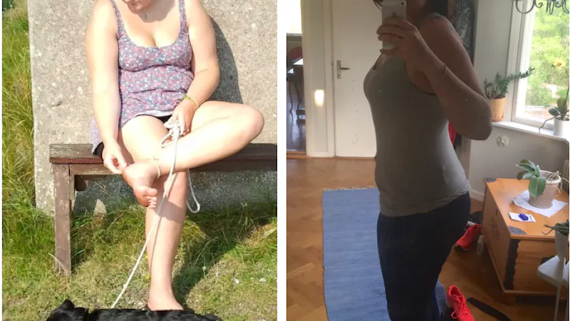 "Inte ett piller i närheten och lycklig"