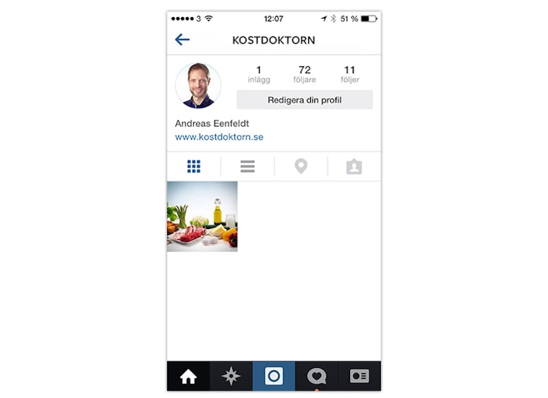 Kostdoktorn på Instagram
