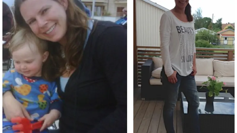 "Jag älskade pasta och potatis, och en massa bröd var ju en självklarhet"