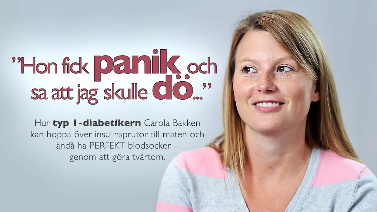 "Hon fick panik och sade att jag skulle dö..."