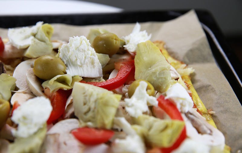 Vegetarisk LCHF-pizza