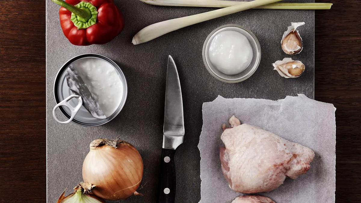 Currykyckling med kokos och lime