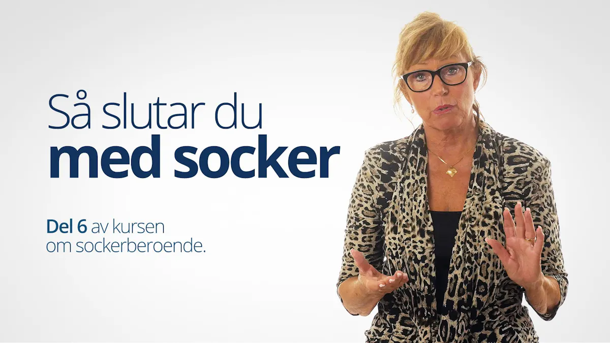 Så slutar du med socker