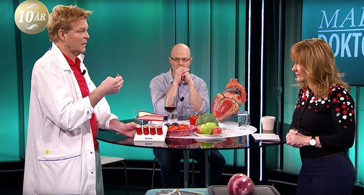 TV-historia: "Problem med hjärtat får man inte av fett, det får man av socker"