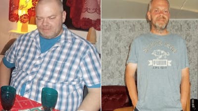 Jan gick ner 46 kilo utan kaloriräkning eller hunger